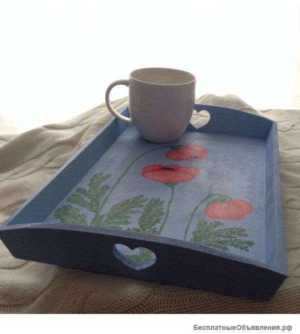 Чайный поднос "МАКИ"
