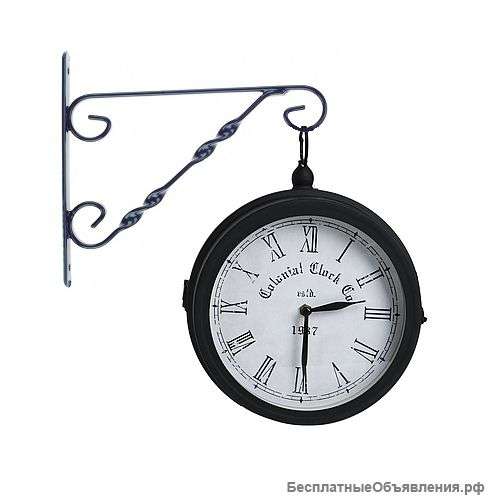Часы настенные на кронштейне, d=25 см