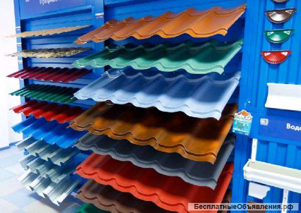 Профнастил. Различного цвета и фактуры.