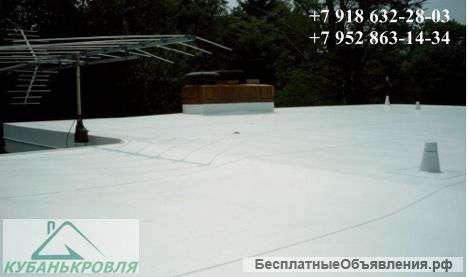 Устройство кровли из ПВХ мембраны в Краснодаре и крае с гарантией