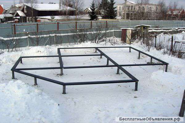 Фундамент на винтовых сваях.Ремонт и замена фундамента.