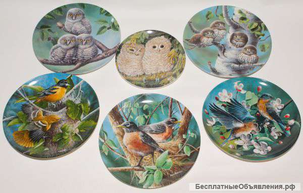 Антикварные декоративные тарелки