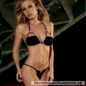 Лиф на мягкой чашке и стринги open-crotch MIDNIGHT MESH
