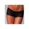 Шортики, черные Кружевные, с заниженной талией Coquette