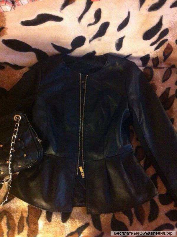 Куртка кожаная