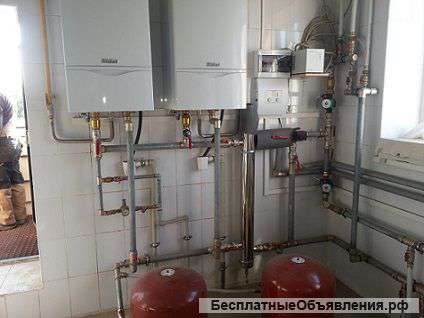 Установка газовых, электрических котлов и колонок