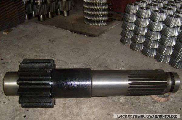 Валы оси по чертежам/образцам из любых сталей, цветных металлов, чугуна