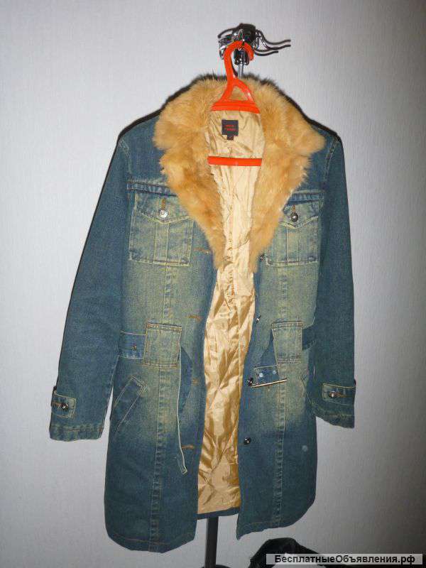 Джинсовое пальто