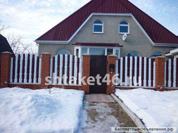 Металлический штакетник для забора