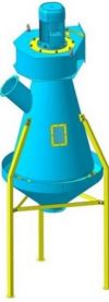 Воздушный сепаратор зерна, пластика, сыпучих продуктов