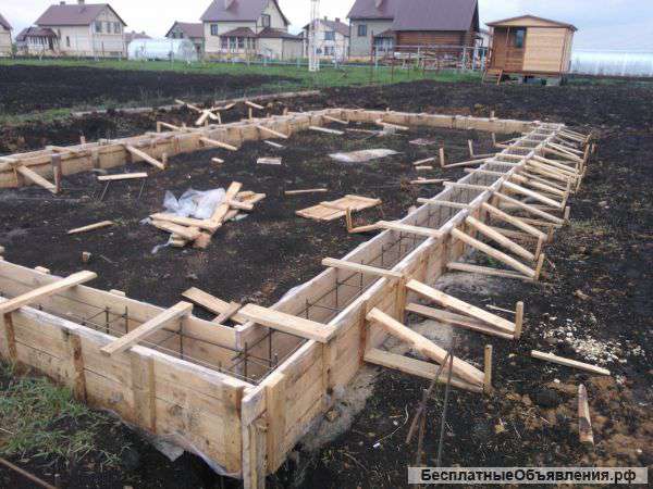 Фундамент, монолитные работы. Гарантия