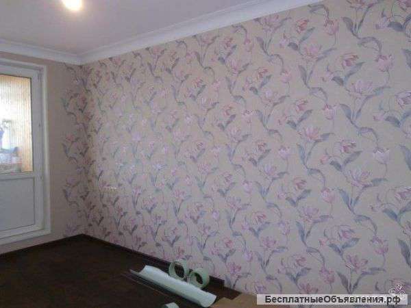 Поклейка обоев