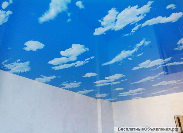 Установка натяжных потолков