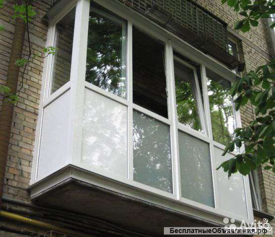 Остекление балкона в домах сталинского типа со скидкой