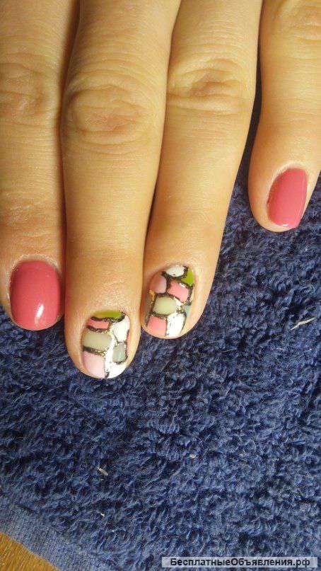 Маникюр, педикюр, дизайн, shellac