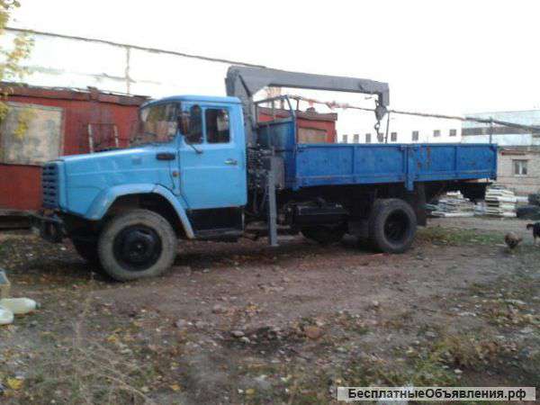 Услуги самопогрузчик манипулятор кран