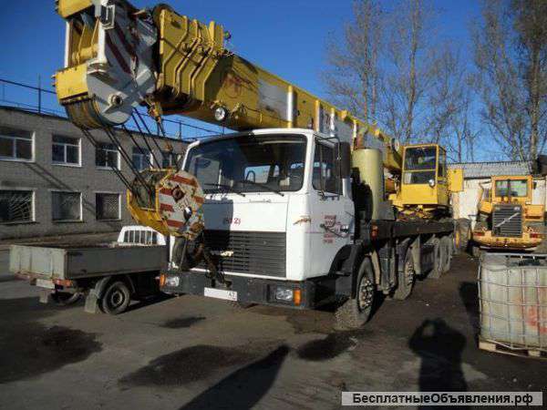 Аренда автокрана 50т стрела 34.5 с гуськом 15м