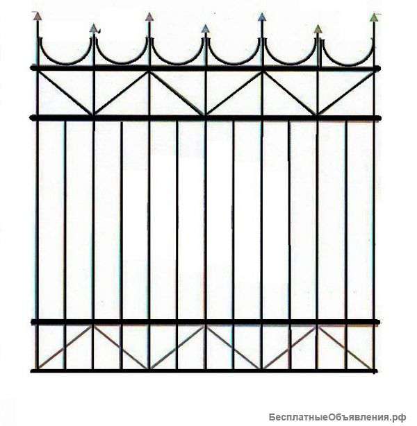 Секция заборная