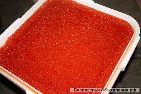 Красную икру кеты