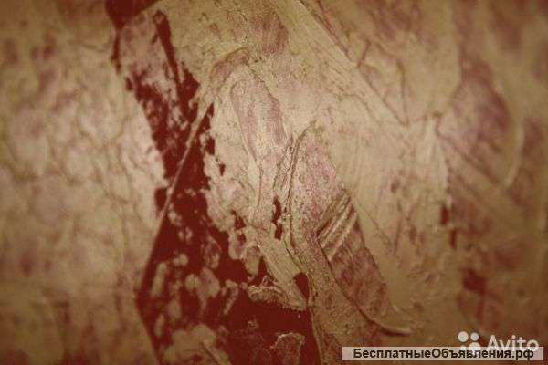 Креативная отделка стен декоративной штукатуркой