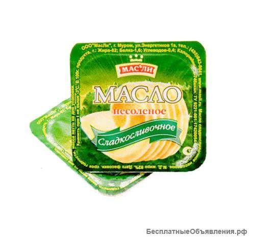 Масло, сыр, сахар