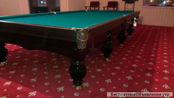 Ремонт и реставрация бильярдных столов
