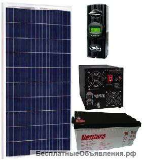 Солнечные модули, гелиоколлекторы, ветрогенераторы