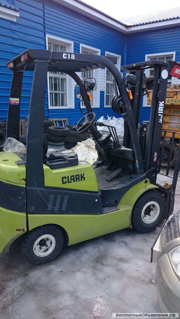 Погрузчик вилочный дизель clark С18D