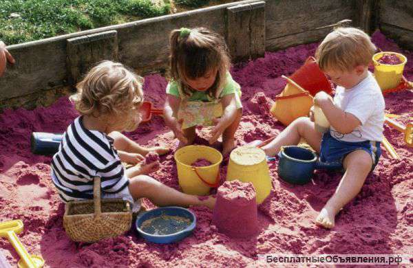 Набор для детского творчества цветным песком