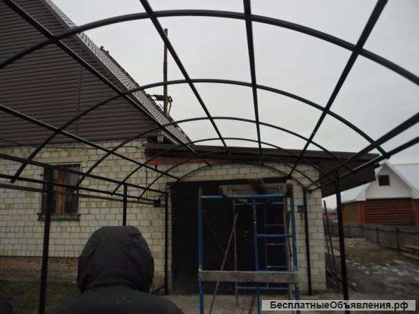 Гаражные ворота контейнера решетки навесы стелажи итд