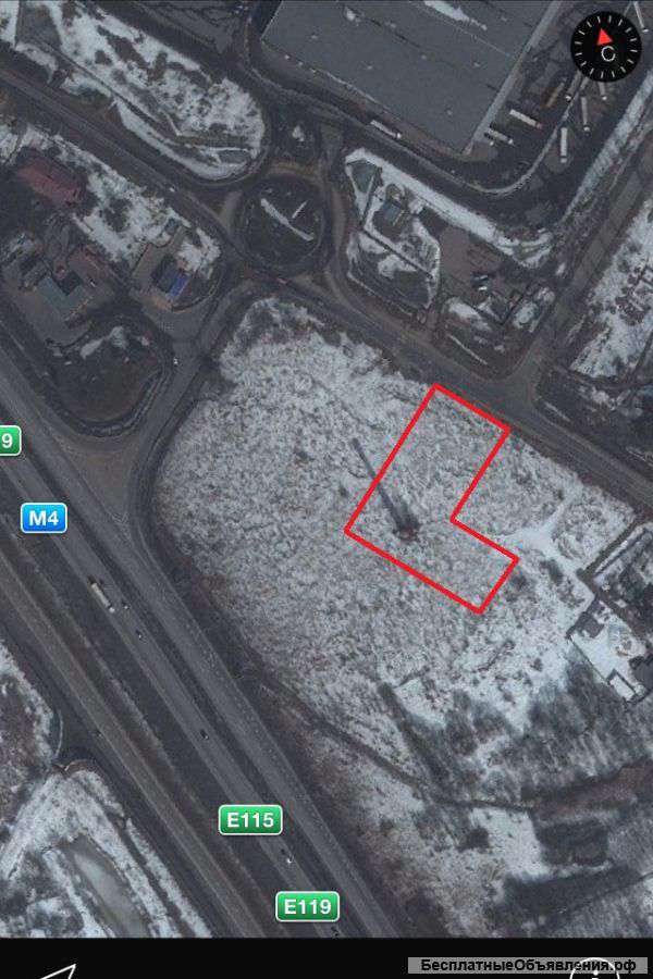 Зем. участок 1га на м4 Дон