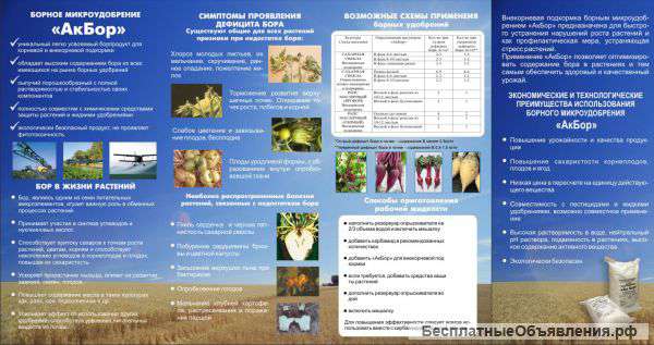 Микроудобрение "АК БОР"