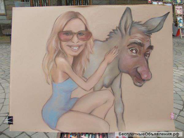 Портреты,шаржи,силуэты