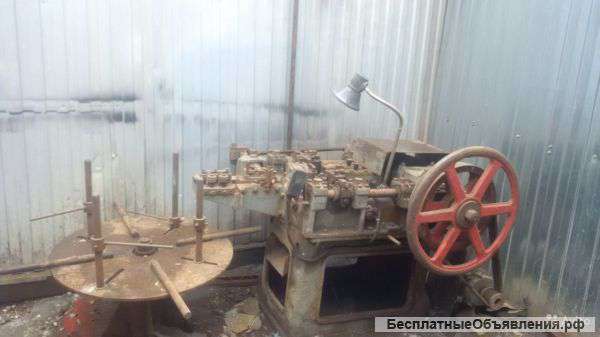 Станок по изготовлению гвоздей