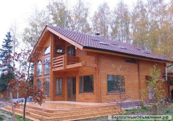 Дома и бани из клееного бруса