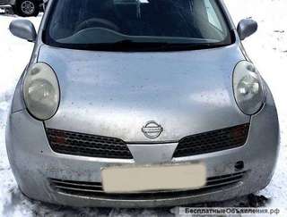 Nissan March, 2004 г.в., #K12, CR12DE, АКПП, 2WD, Серебро