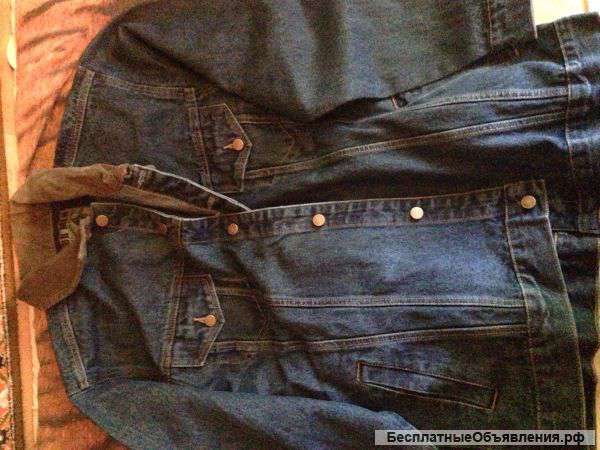 Джинсовая куртка 3XL
