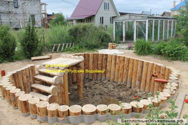 Укрепление берега водоема