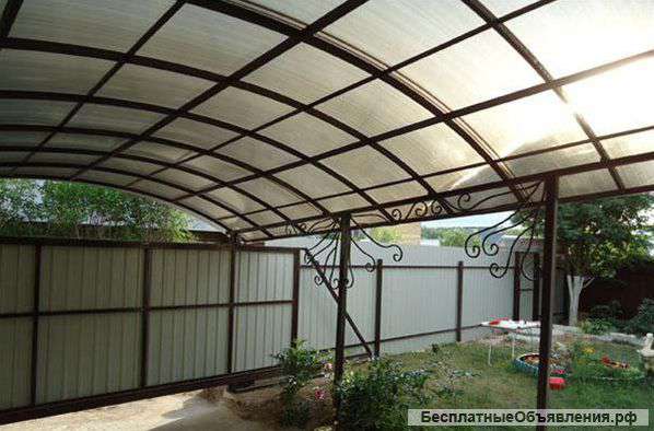 Металлоизделия. Ворота, заборы, лестници, навесы