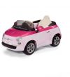 Электромобиль Fiat 500 розовый на р/у Peg-Perego (Пег-Перего)