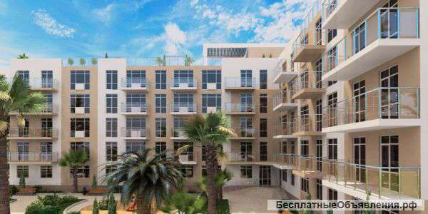 Квартира в новом доме 300 метров до моря