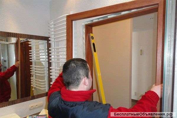 Установка межкомнатных дверей