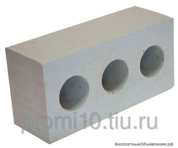 Кирпич силикатный пустотелый диаметр отверстия 52 мм СУР 15015 ГОСТ 379-95 (250*120*88)