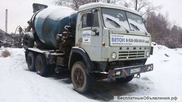 Автобетоносмеситель камаз 55111