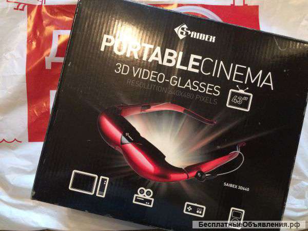 Легендарные 3D Видео-очки Saibex 3D640