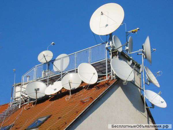 Установка спутниковых антенн