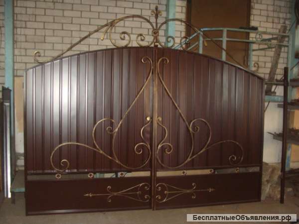 Художественная ковка, ворота, лестницы.навесы, решетки