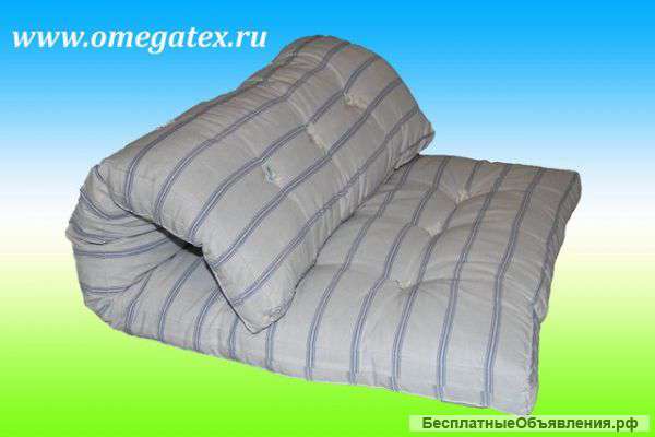ТК Омега - Матрацы ватные в тике, бязи, полиэстере, вата РВ, вата швейная, оптом от производителя