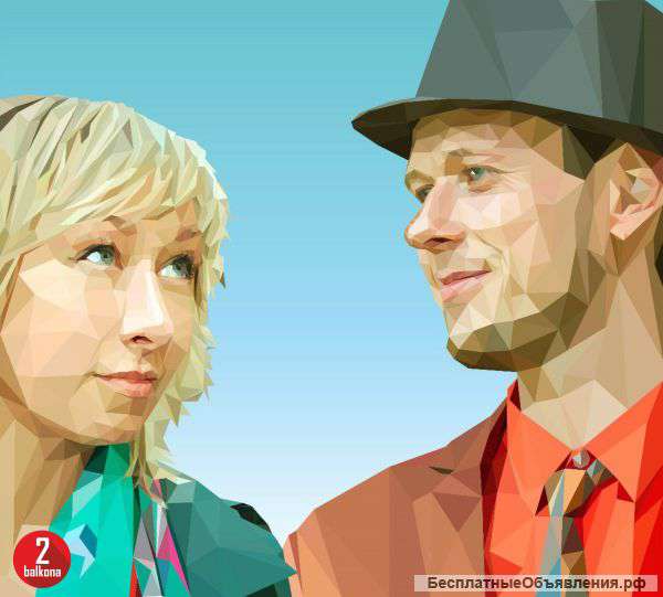 Портреты Low Poly