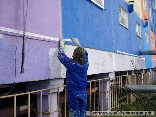 Покраска,ремонт,реставрация фасада